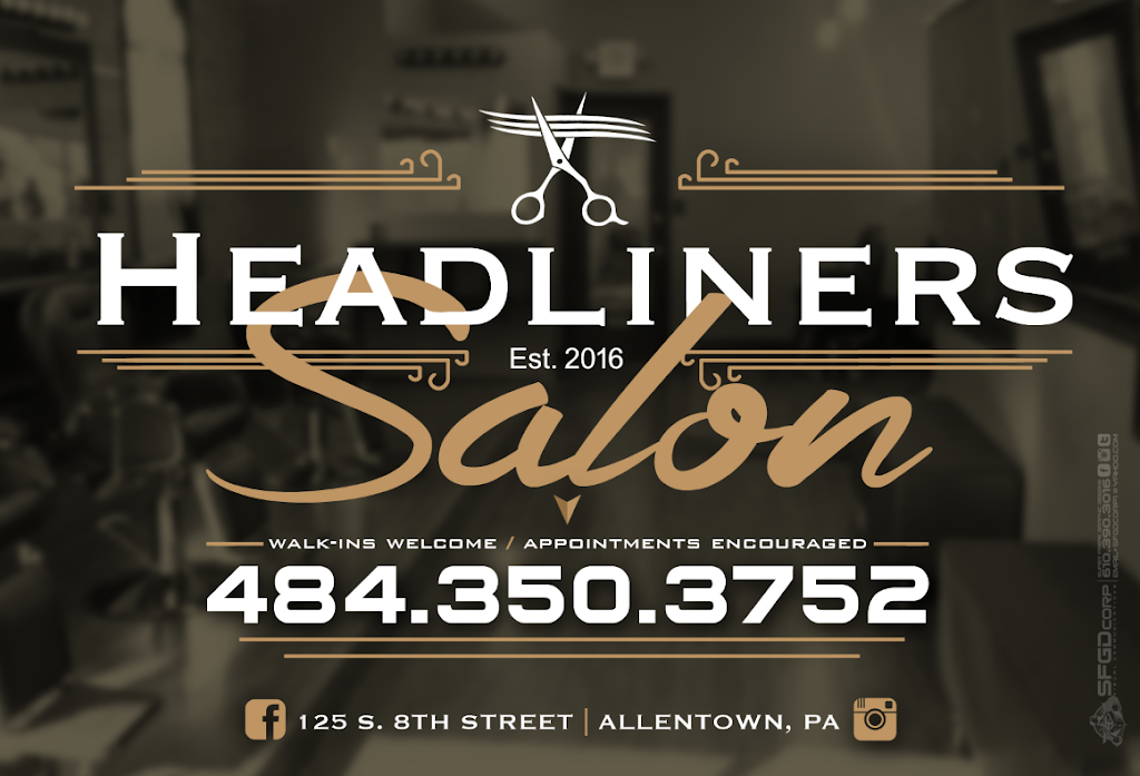 Headliners | 125 S 8th St, Allentown, PA 18101 | Phone: (484) 350-3752