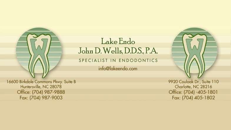 John D Wells, DDS, PA | 16600 Birkdale Commons Pkwy b, Huntersville, NC 28078, USA | Phone: (704) 987-9888