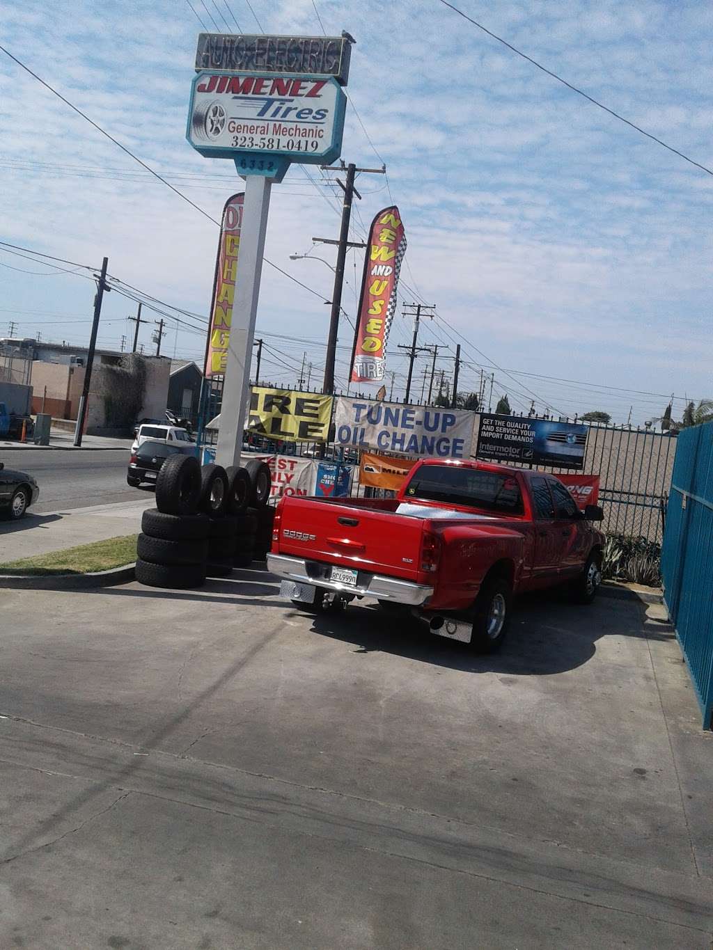 Jimenez Tires and Auto Repair | 6332 Maywood Ave, Bell, CA 90201, USA | Phone: (323) 581-0419