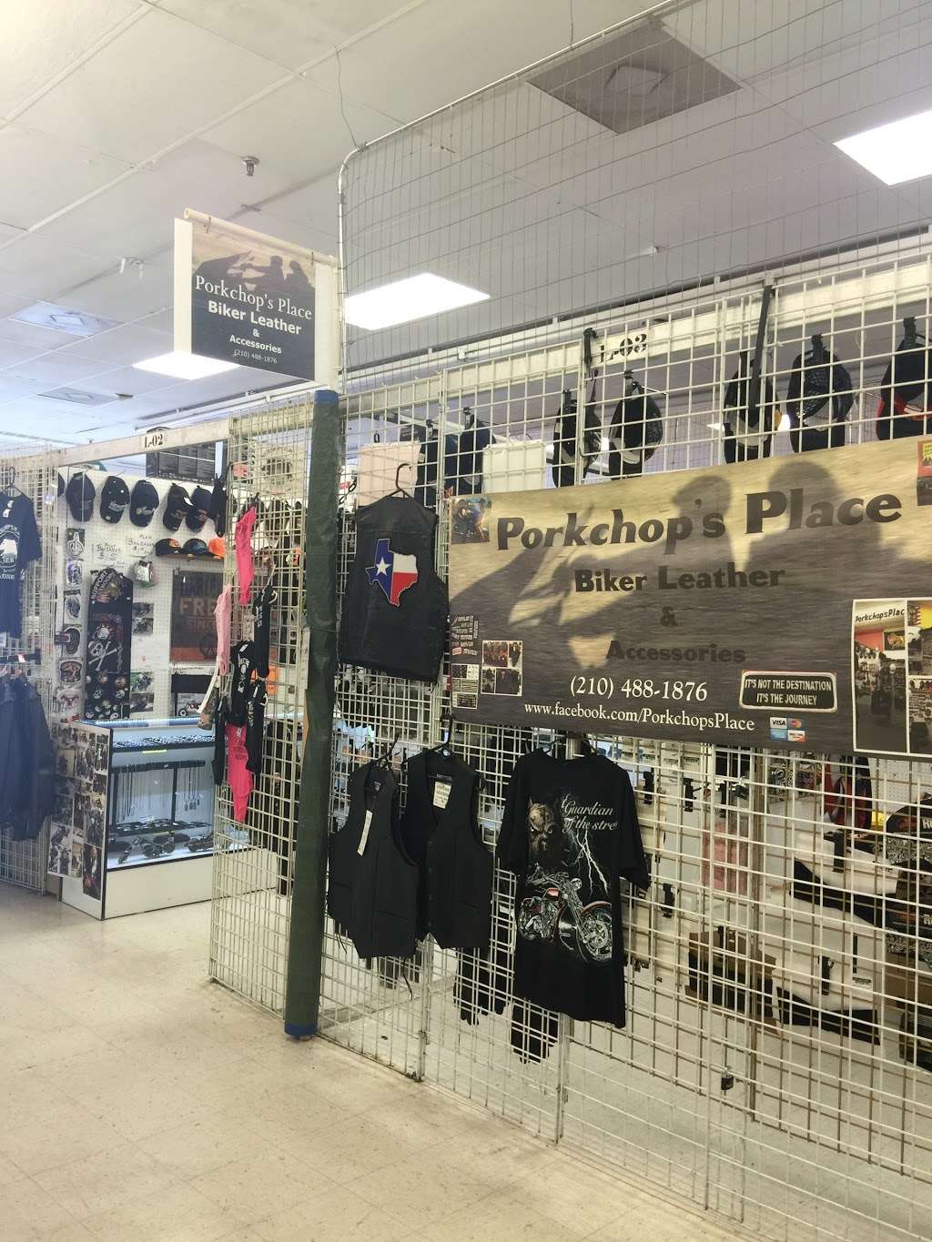 Porkchops Place Biker Leather | 7171 W US Hwy 90, San Antonio, TX 78227, USA | Phone: (210) 488-1876