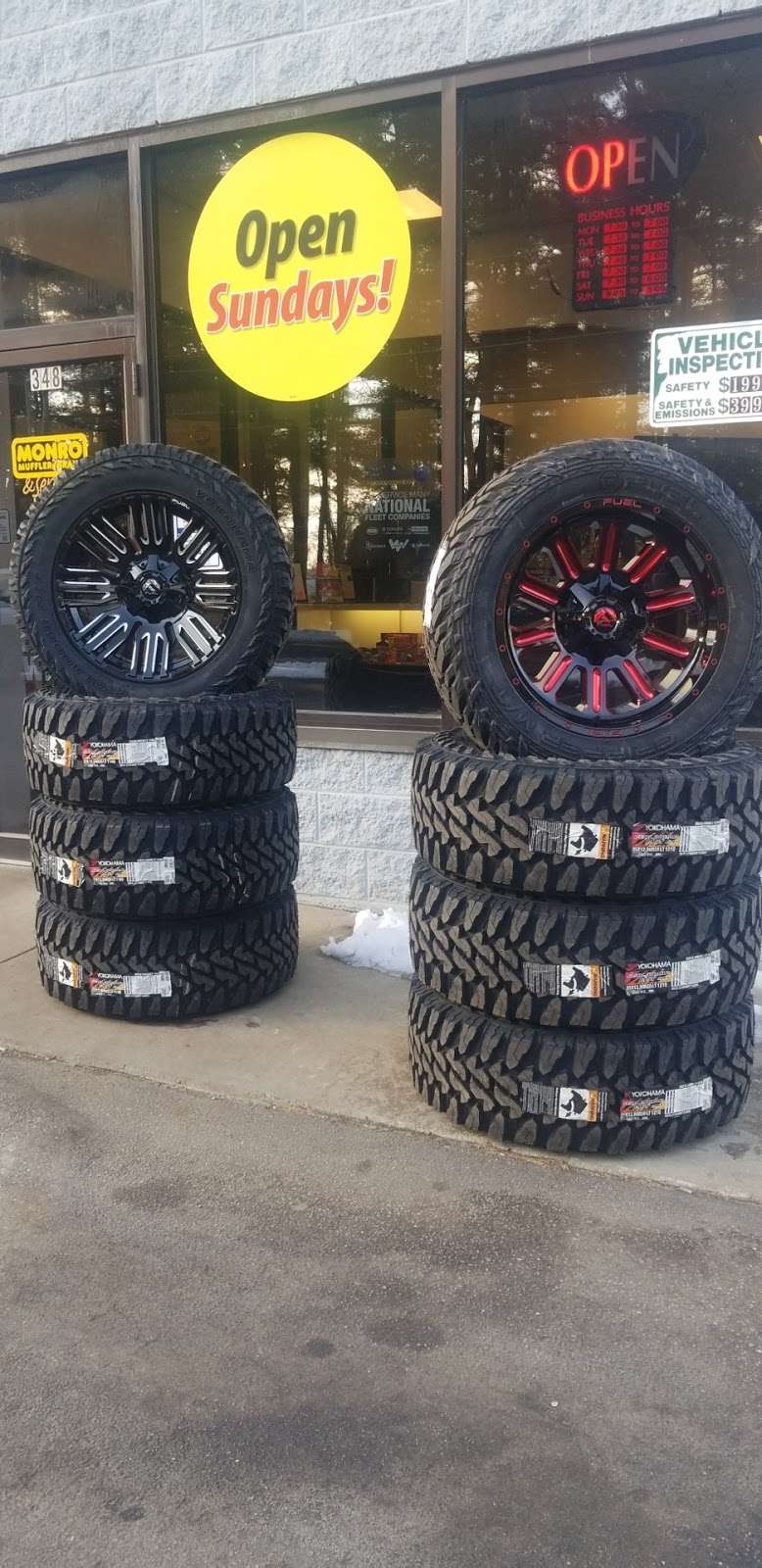 Monro Auto Service And Tire Centers | 348 Daniel Webster Hwy, Merrimack, NH 03054, USA | Phone: (603) 397-3709