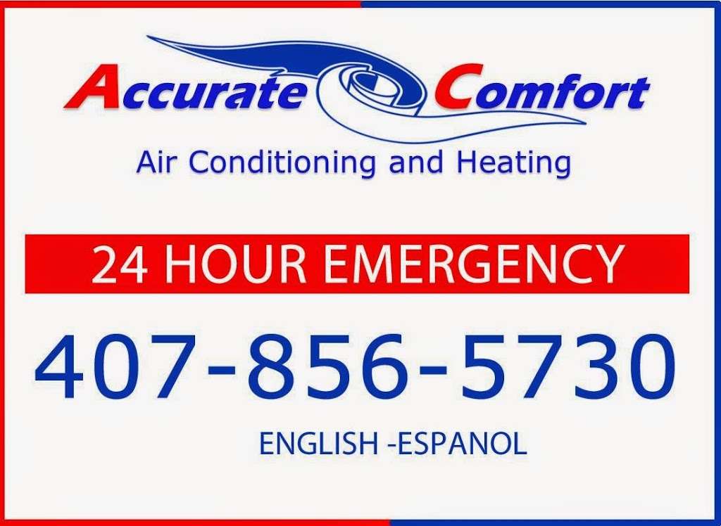 Accurate Comfort | 10841 Dominico St, Orlando, FL 32825 | Phone: (407) 856-5730