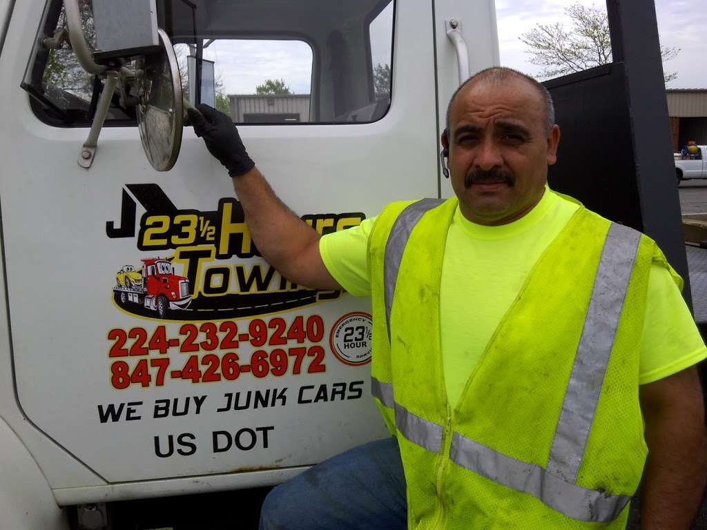 23 1/2 Hours Towing Inc. | 40W490 Big Timber Rd, Hampshire, IL 60140, USA | Phone: (847) 426-6972