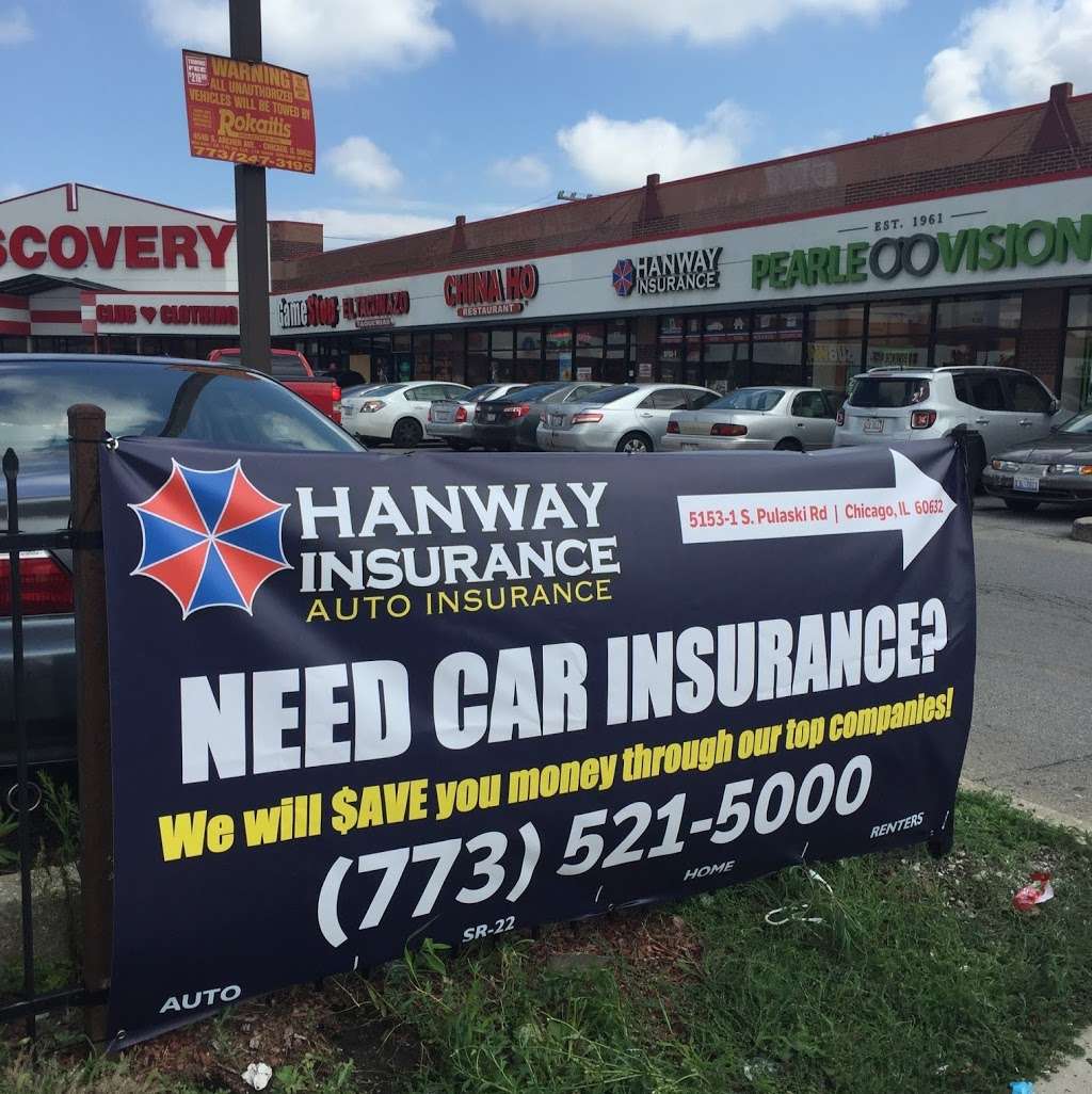 Hanway Insurance Agency, LLC | 5153-1 S Pulaski Rd, Chicago, IL 60632, USA | Phone: (773) 521-5000