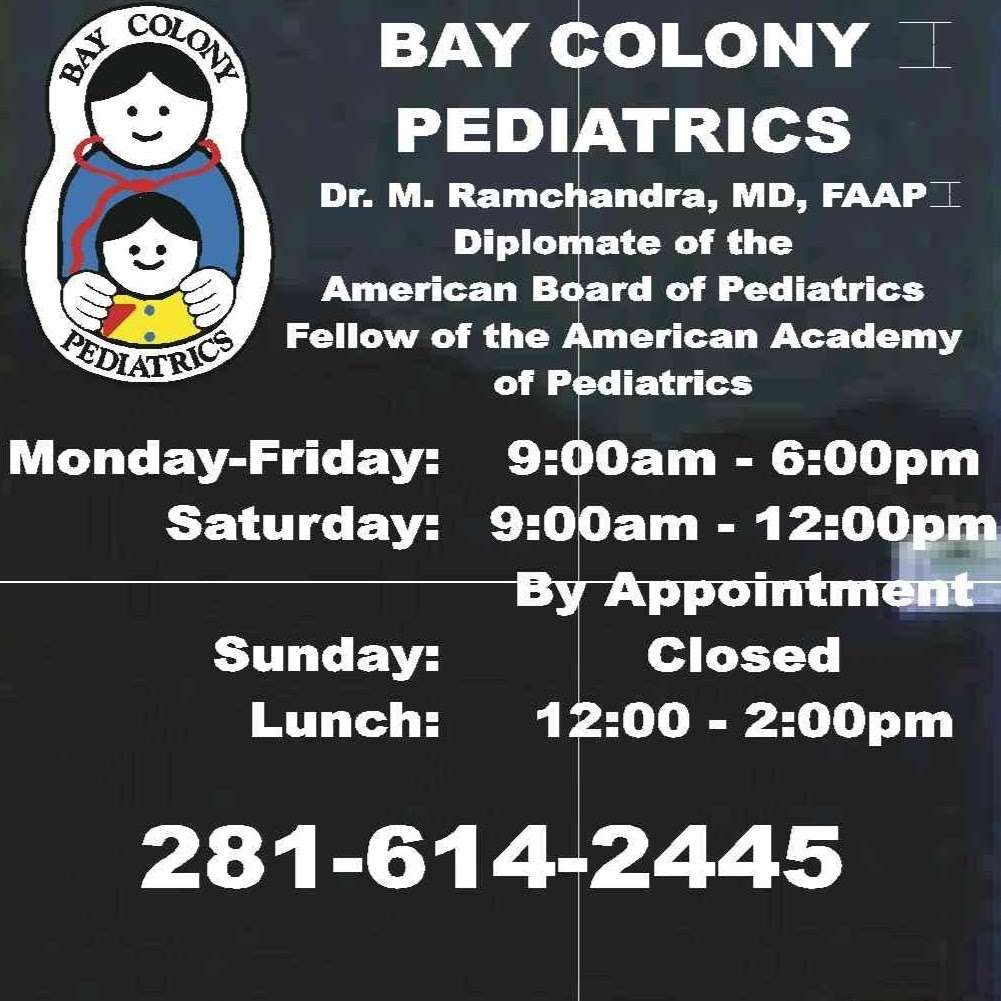 Bay Colony Pediatrics | 2251 FM646 #155, Dickinson, TX 77539, USA | Phone: (281) 614-2445