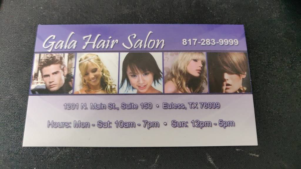 Gala Hair Salon | 1201 N Main St Suites 150, Euless, TX 76039, USA | Phone: (817) 283-9999