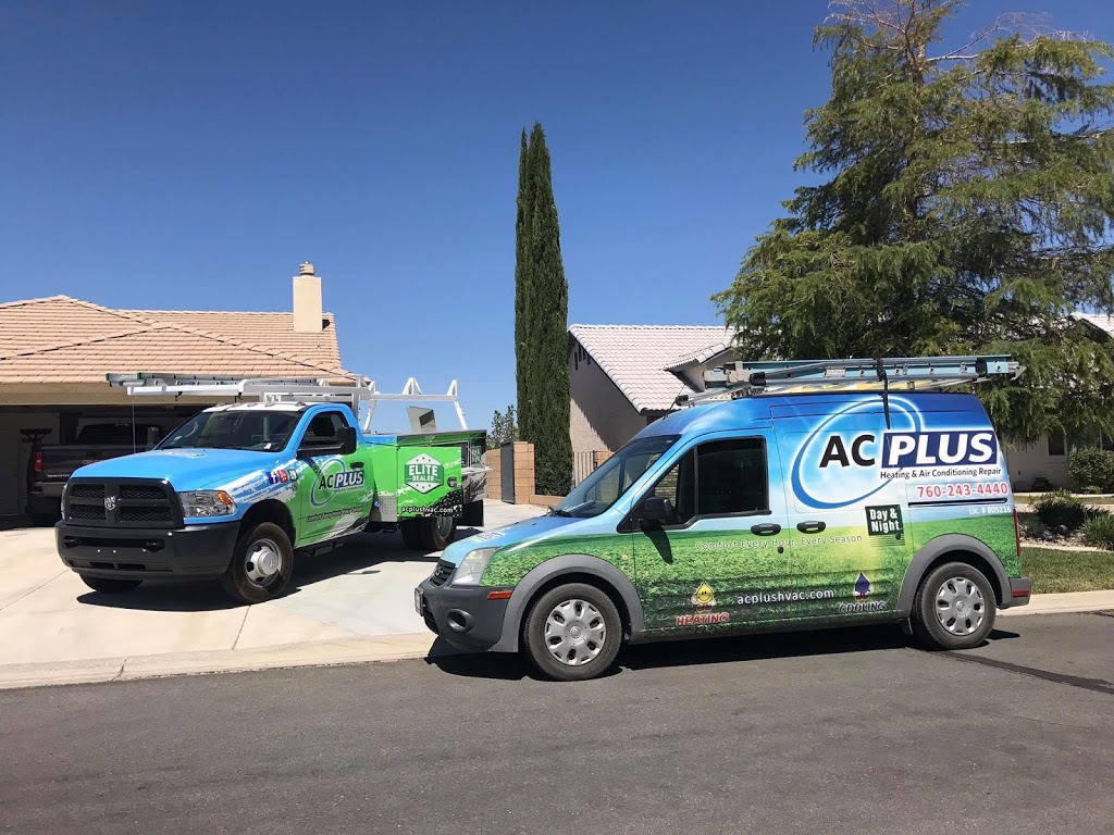 AC Plus Heating & Air | 14615 Palmdale Rd, Victorville, CA 92392, USA | Phone: (760) 243-4440