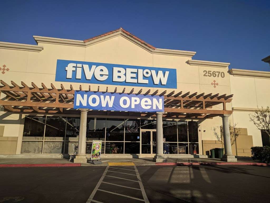 Five Below | 25670 The Old Rd, Valencia, CA 91381 | Phone: (661) 291-1501