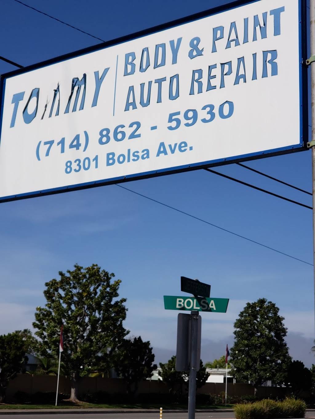 Tommy Body & Paint Auto Repair | 8301 Bolsa Ave, Midway City, CA 92655, USA | Phone: (714) 862-5930