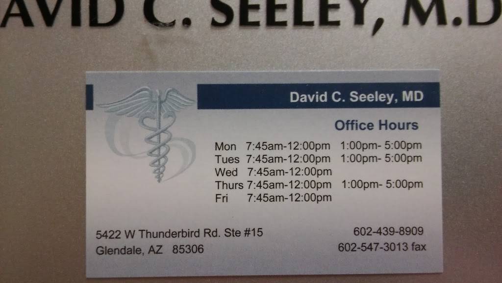 Seeley David C MD | 5422 W Thunderbird Rd # 15, Glendale, AZ 85306, USA | Phone: (602) 439-1129