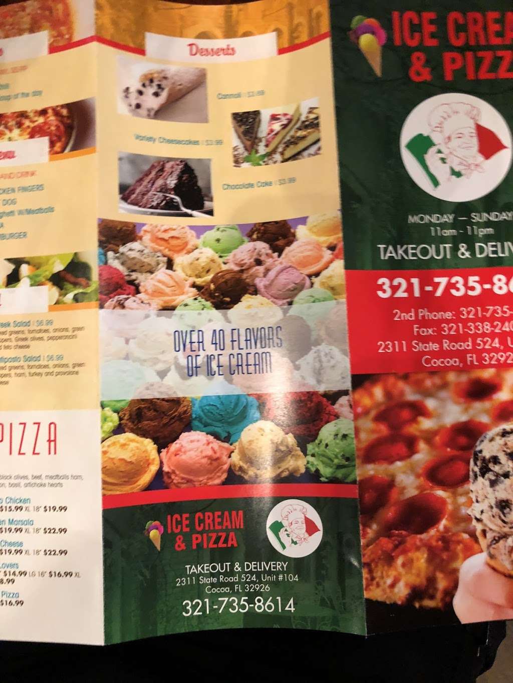 Ice Cream And Pizza | Cocoa, FL 32926, USA | Phone: (321) 735-8614