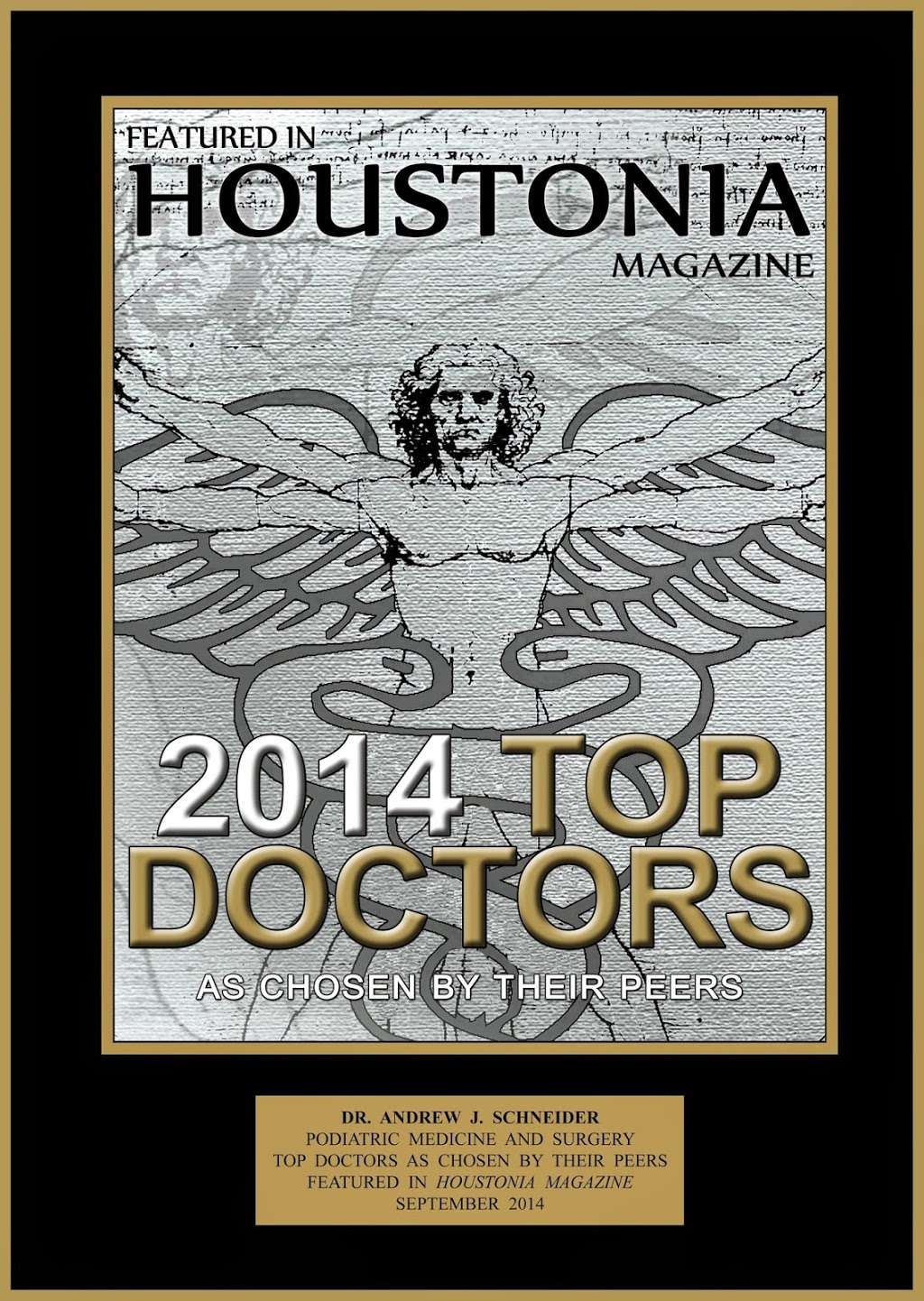 Houston Podiatrist and Foot Surgeon, Andrew J Schneider DPM | 1011 Augusta Dr #202, Houston, TX 77057, USA | Phone: (713) 785-7881