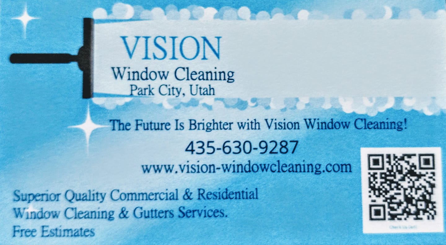 Vision Window Cleaning | 6516 Liberty Peak Ln, Park City, UT 84098, United States | Phone: (435) 630-9287