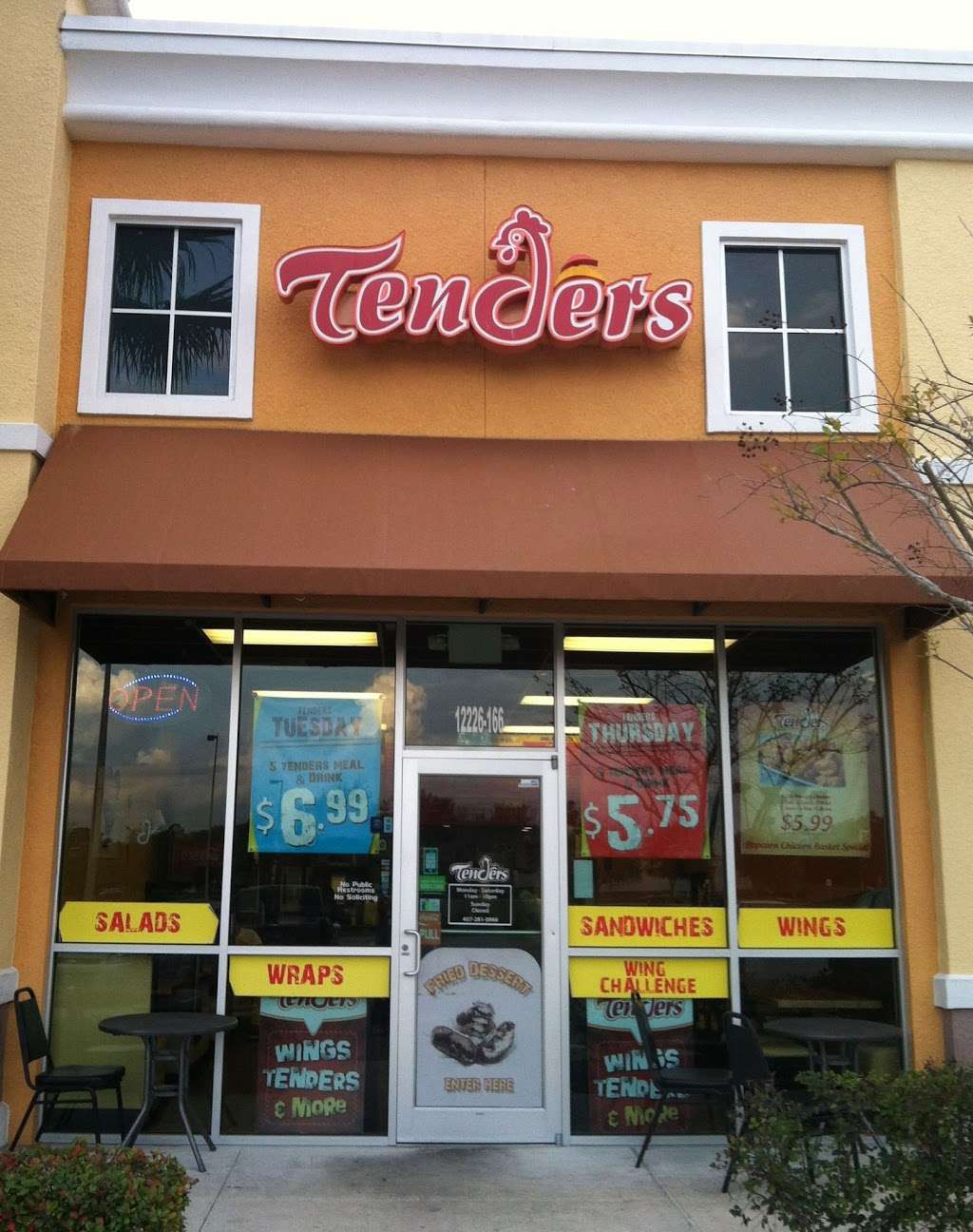 Tenders Chicken | 12226 Corporate Blvd # 166, Orlando, FL 32817, USA | Phone: (407) 281-0960