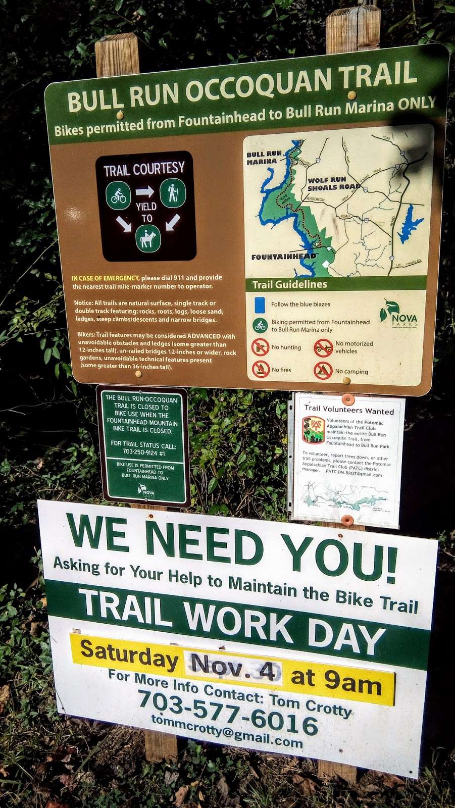 Bull Run-Occoquan Trail | 10875 Hampton Rd, Fairfax Station, VA 22039, USA | Phone: (703) 250-9124