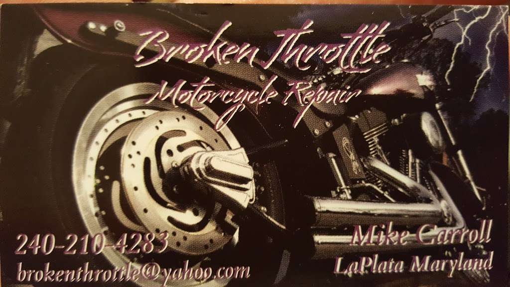 Broken Throttle Motorcycle Repair | 7710 Crain Hwy, La Plata, MD 20646, USA | Phone: (240) 210-4283