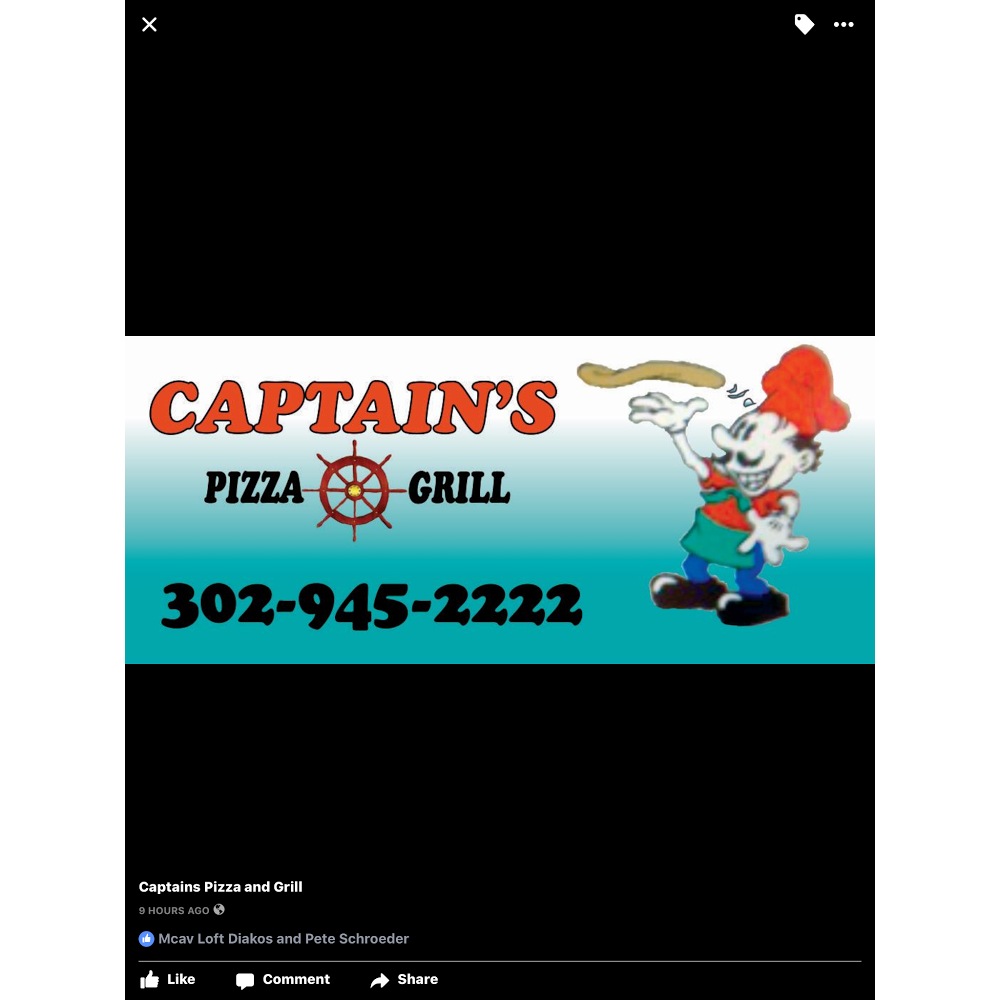 Captains Pizza & Grill | 24832 John J Williams Hwy #3, Millsboro, DE 19966, USA | Phone: (302) 945-2222