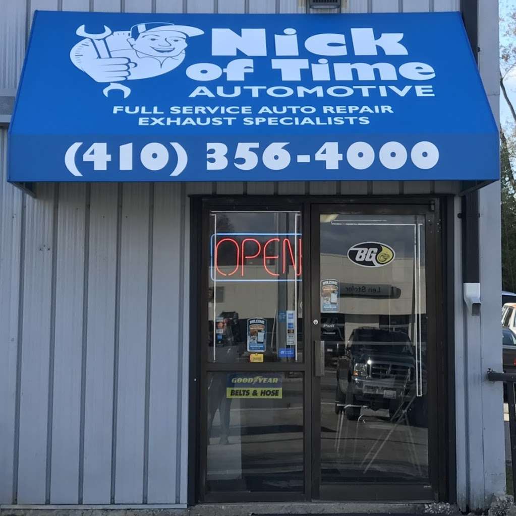 Nick of Time Automotive | 11302 Reisterstown Rd, Owings Mills, MD 21117, USA | Phone: (410) 356-4000