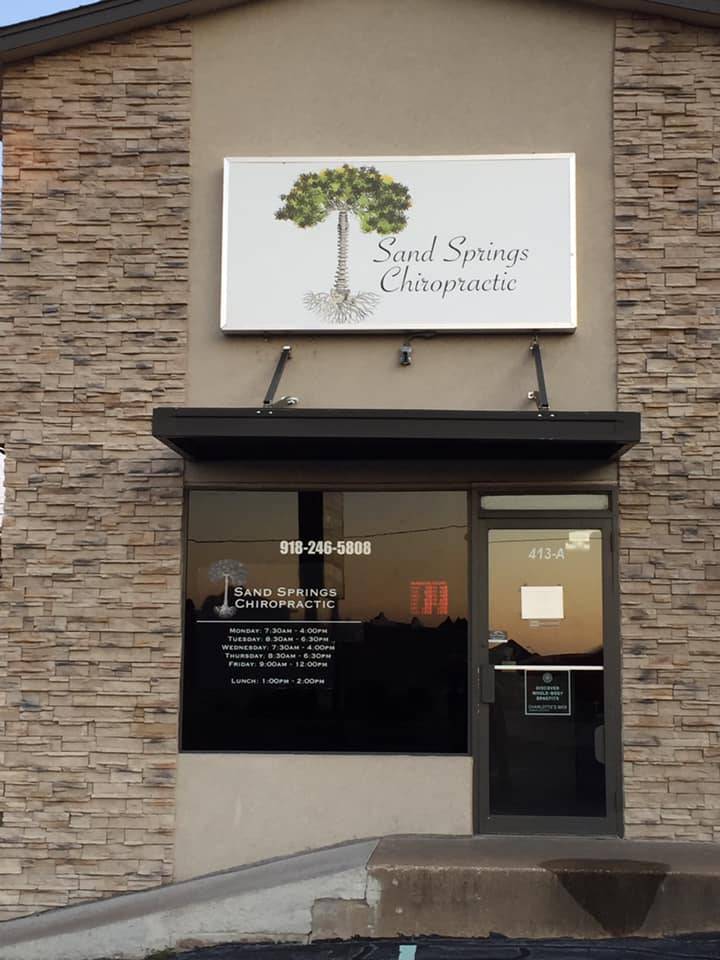 Sand Springs Chiropractic | 413 E Broadway St, Sand Springs, OK 74063, USA | Phone: (918) 246-5808