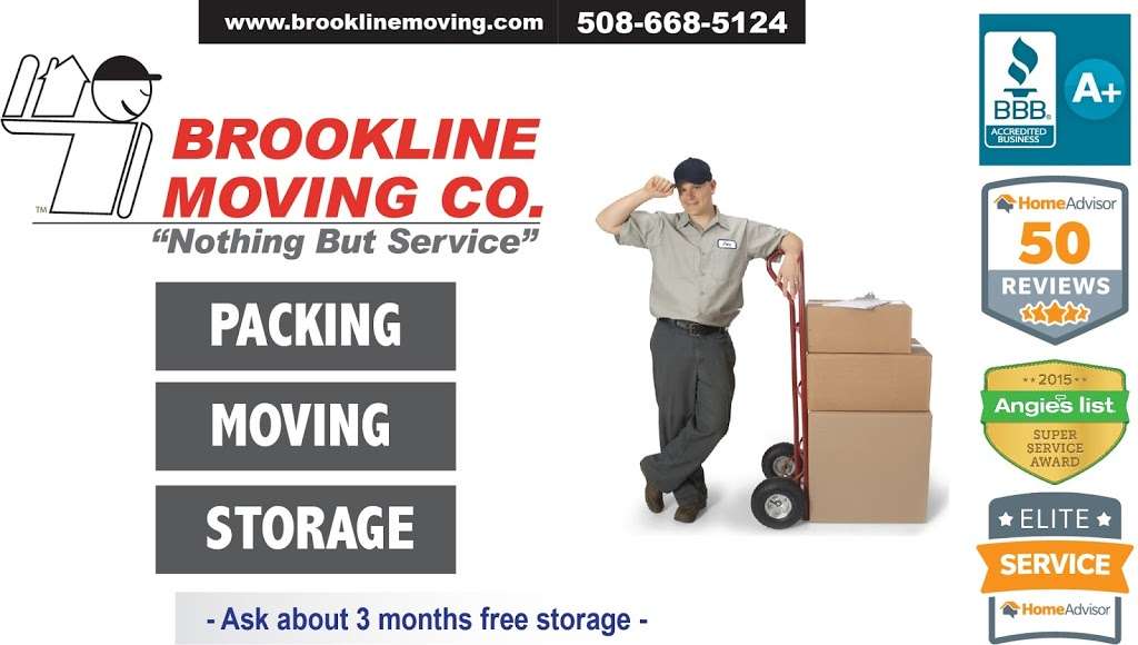 Brookline Moving Company | 1604, 725 Main St, Millis, MA 02054, USA | Phone: (508) 668-5124