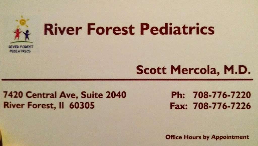 River Forest Pediatrics | 7420 Central Ave #2040, River Forest, IL 60305, USA | Phone: (708) 776-7220