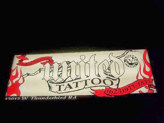 United Tattoo | 12013 W Thunderbird Rd, El Mirage, AZ 85335, USA | Phone: (623) 933-1835