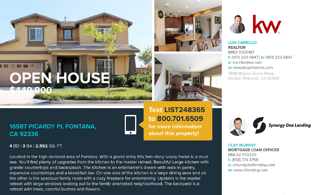 Keller Williams Realty - Luis Carrillo | 7898 Mission Grove Pkwy S #102, Riverside, CA 92508, USA | Phone: (951) 223-5847