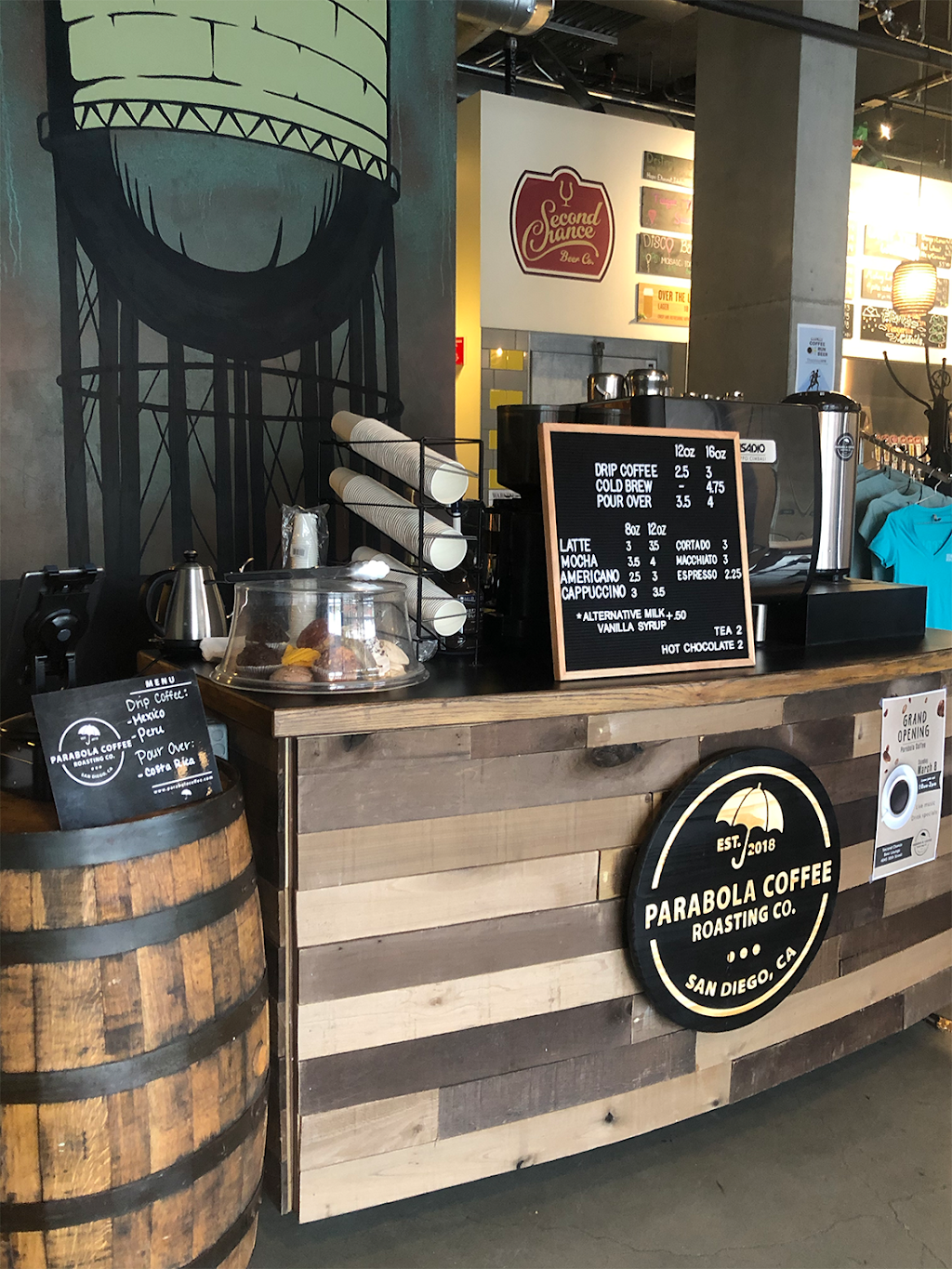 Parabola Coffee | 4045 30th St, San Diego, CA 92104, USA | Phone: (760) 587-9086