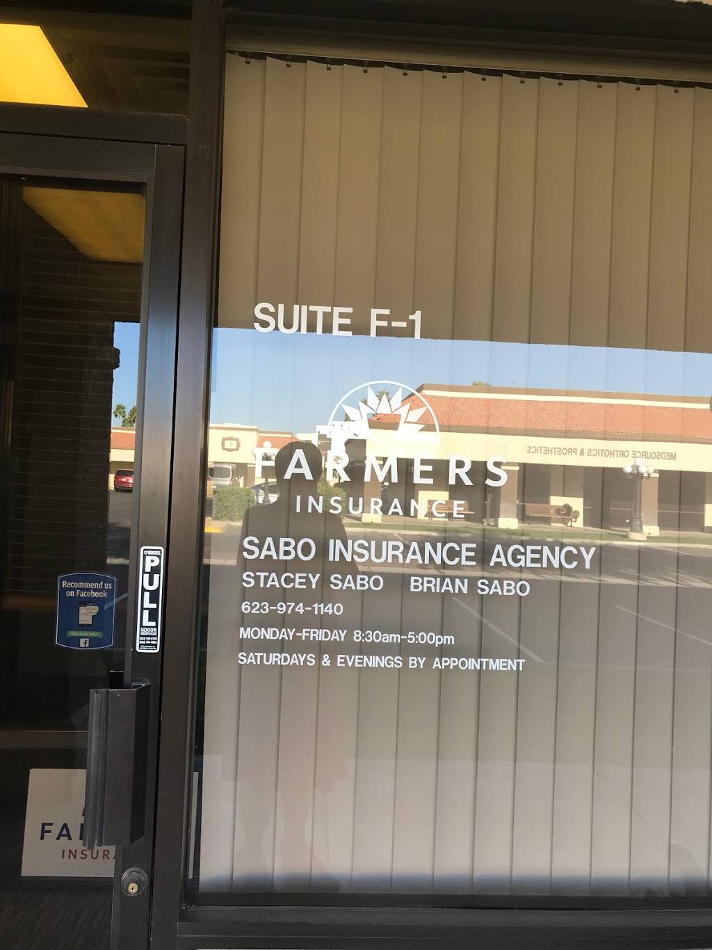 Farmers Insurance - Stacey Sabo | Suite F-1, 13203 N 103rd Ave, Sun City, AZ 85351, USA | Phone: (623) 974-1140