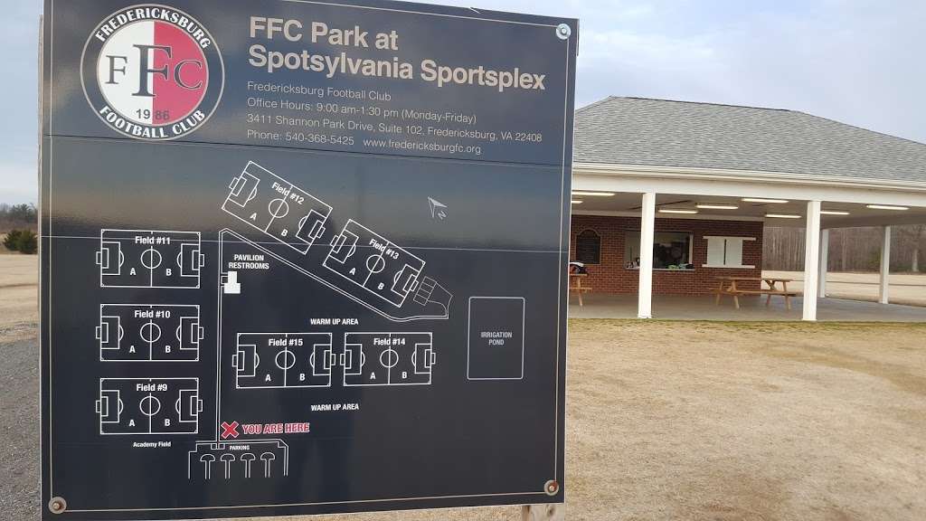 FFC Spotsylvania Sportsplex | 1898 Mills Dr, Fredericksburg, VA 22408