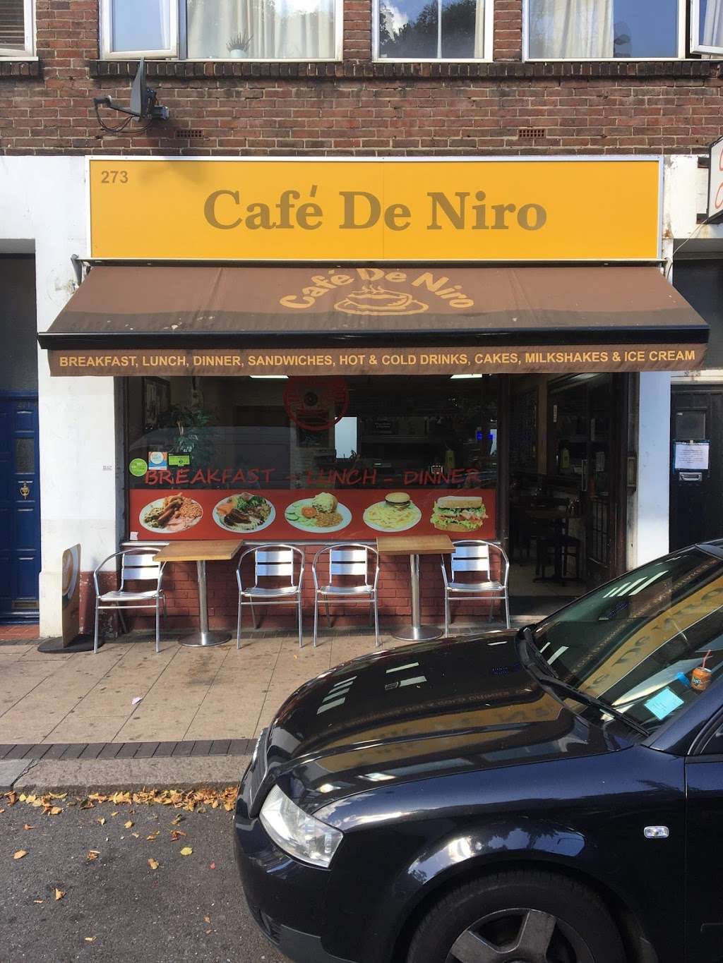 Café De Niro | 273 S Norwood Hill, London SE25 6DP, UK | Phone: 07513 375293