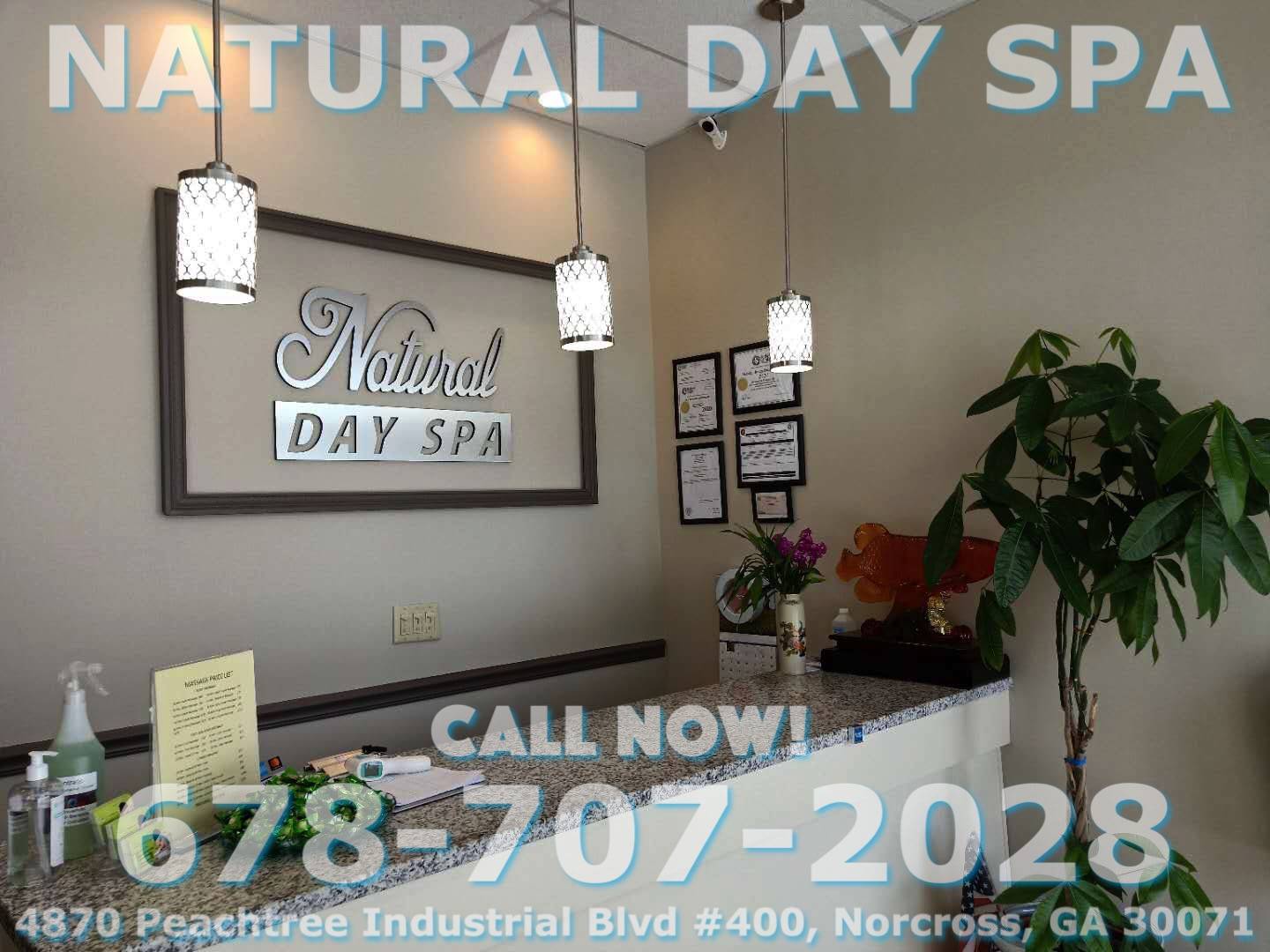 Natural Day Spa | 4870 Peachtree Industrial Blvd Suite 400, Norcross, GA 30071, United States | Phone: (678) 707-2028