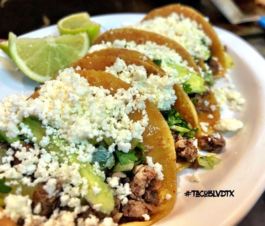 Taco Blvd | 18360 Blanco Rd #116, San Antonio, TX 78258 | Phone: (210) 998-2282