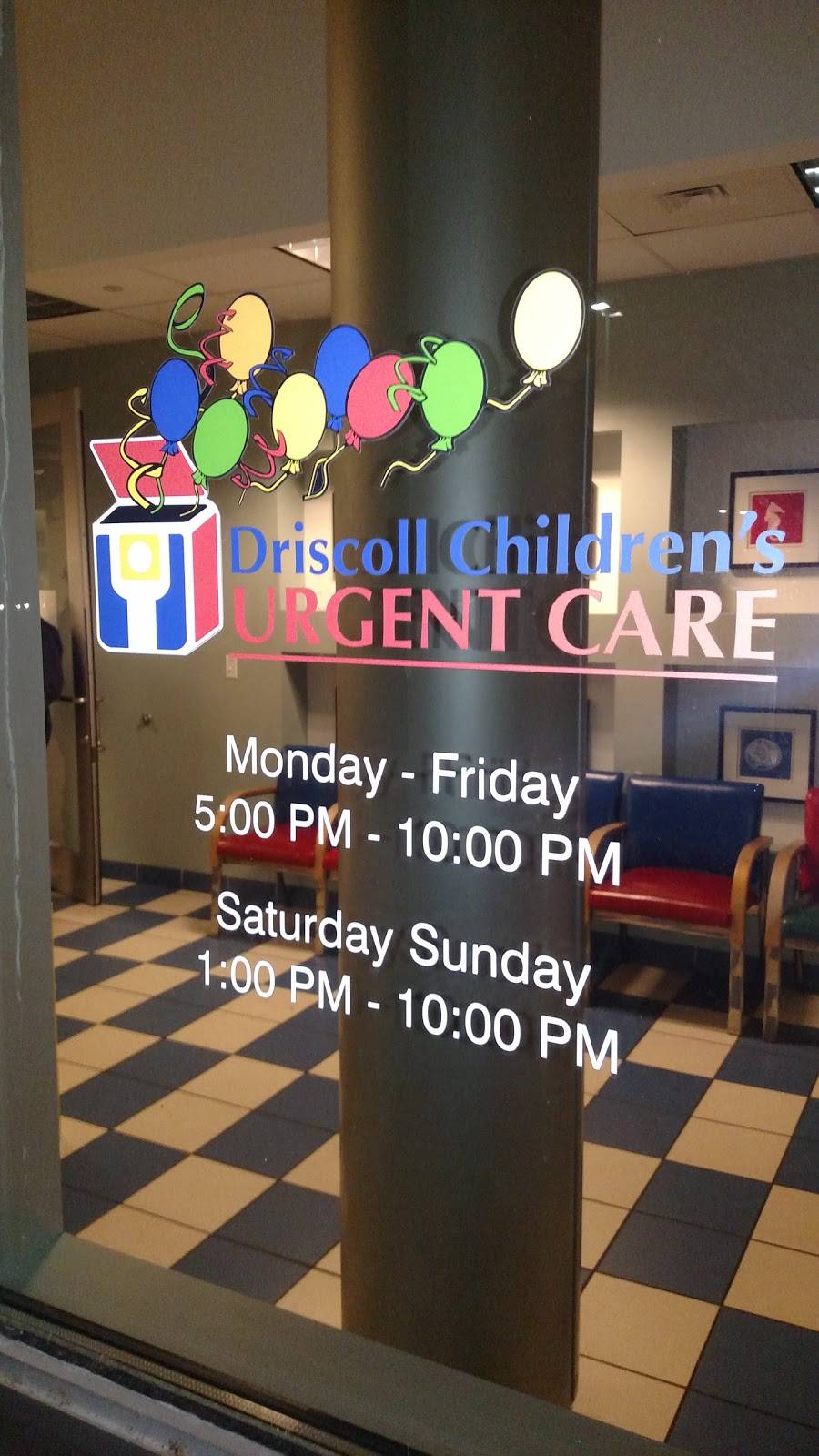 Driscoll Childrens Urgent Care | 5945 Saratoga Blvd, Corpus Christi, TX 78414, USA | Phone: (361) 694-1500