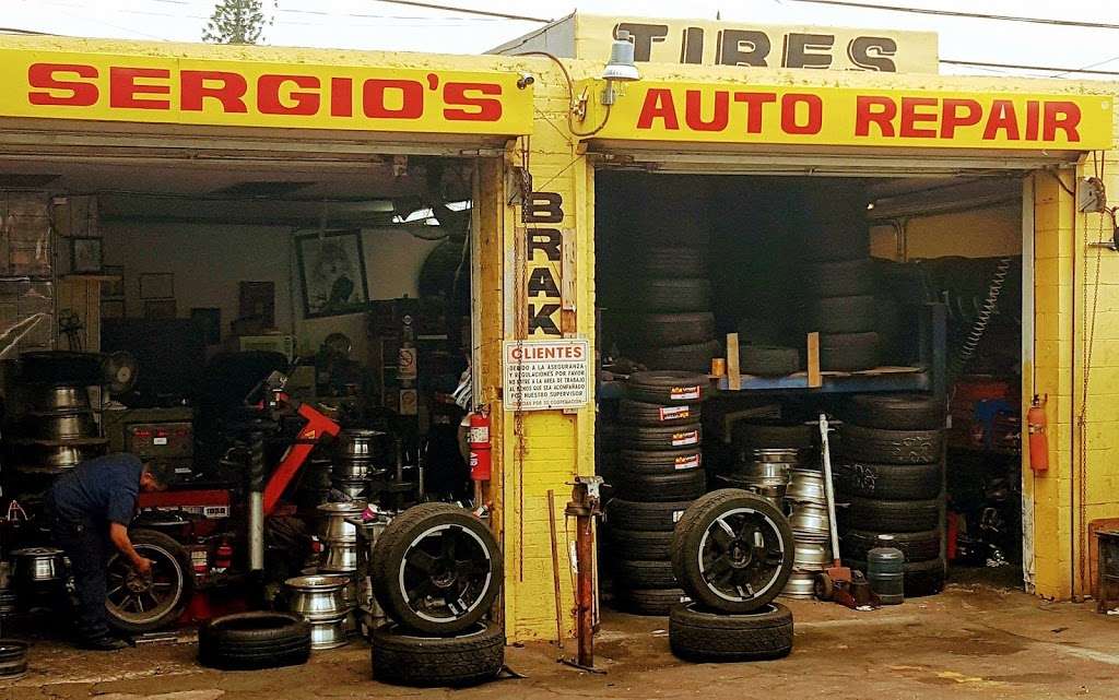 Sergios Tires and Auto Repair | 3247 East Cesar E Chavez Avenue, Los Angeles, CA 90063, USA | Phone: (323) 262-6716