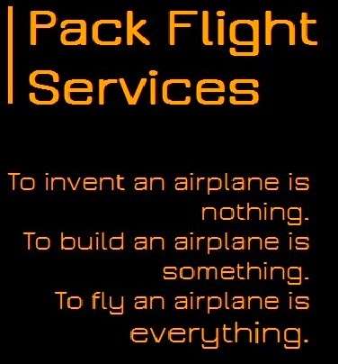 Pack Flight Services | 400 Herndon Ave, Orlando, FL 32803, USA | Phone: (941) 468-4985
