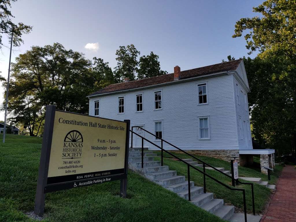 Constitution Hall State Historic Site | 319 Elmore St, Lecompton, KS 66050, USA | Phone: (785) 887-6520