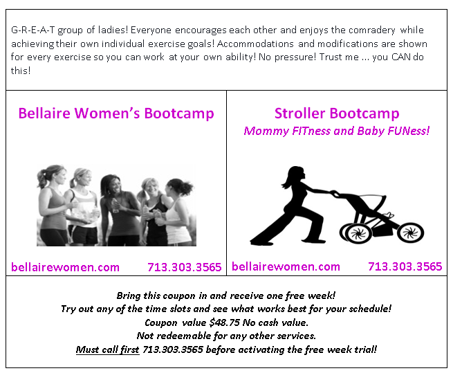 Bellaire Womens Fitness | 7008 5th St, Bellaire, TX 77401, USA | Phone: (713) 303-3565