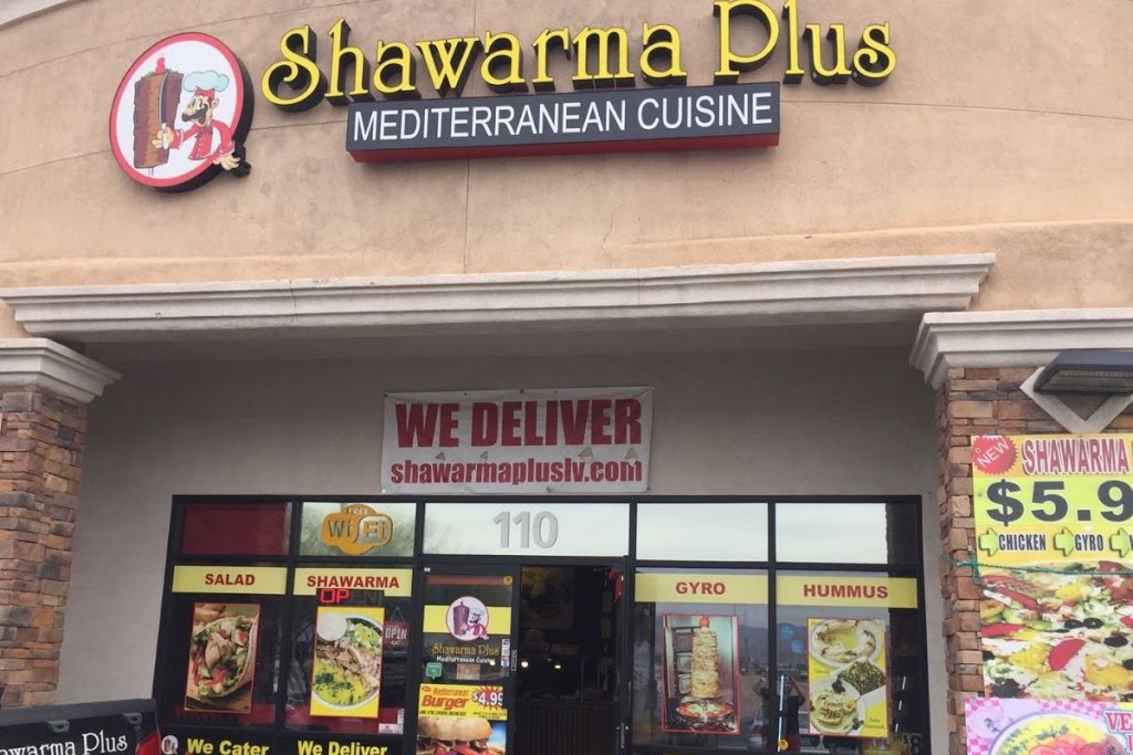 Shawarma Plus Mediterranean Cuisine | 6530 S Decatur Blvd, Las Vegas, NV 89118, USA | Phone: (702) 220-5499