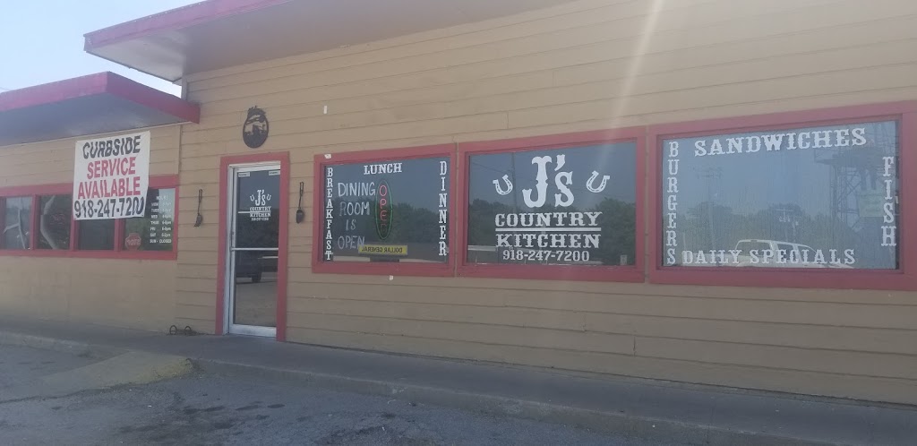 Js Country Kitchen | 31 Oak St, Kellyville, OK 74136, USA | Phone: (918) 247-7200