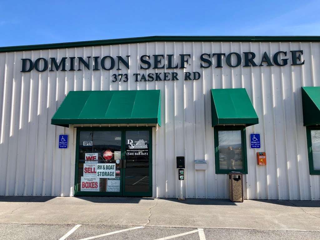 Dominion Self Storage | 373 Tasker Rd, Stephens City, VA 22655, USA | Phone: (540) 868-0451