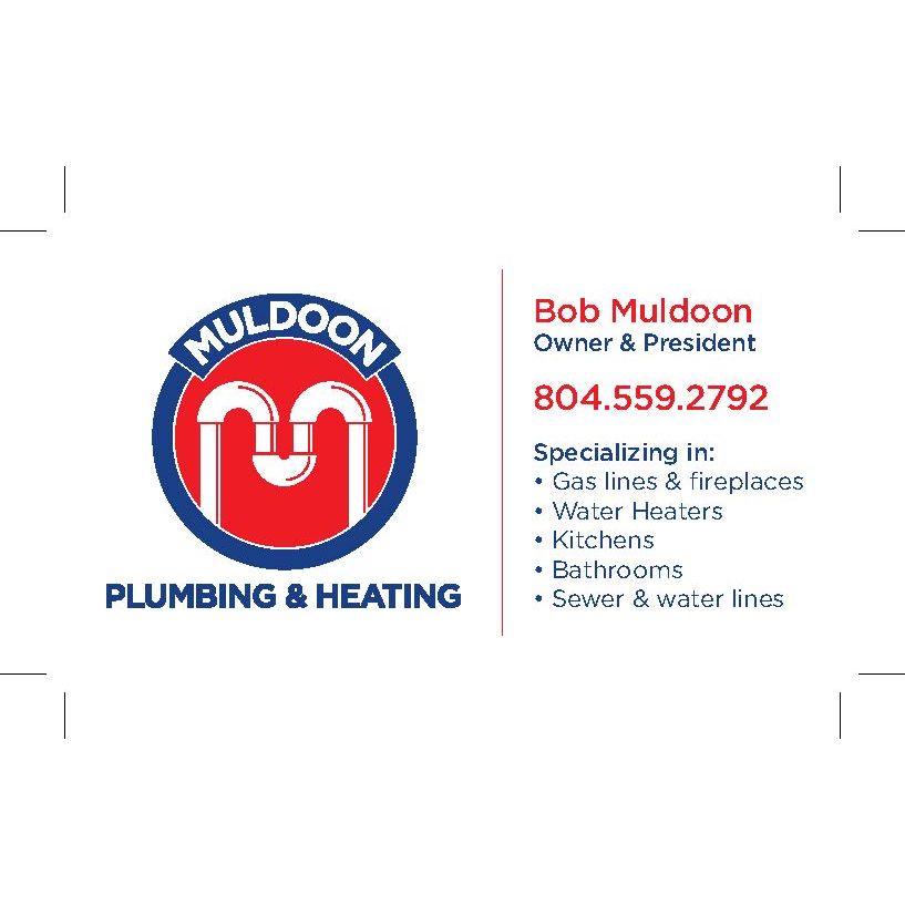 Muldoon Plumbing & Heating Inc. | 12311 Hermon Field Rd, Ashland, VA 23005, USA | Phone: (804) 559-2792