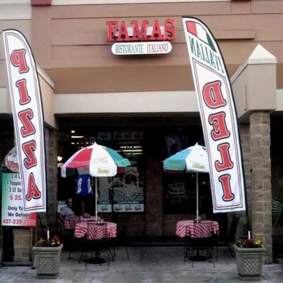 Famas Pizza and Pasta | 5474 Central Florida Pkwy, Orlando, FL 32821, USA | Phone: (407) 239-1500