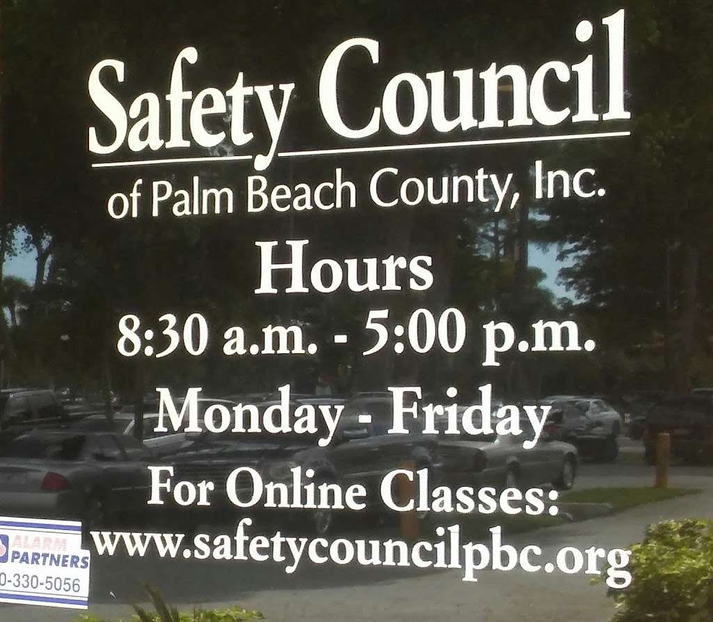 Safety Council of Palm Beach | 4152 W Blue Heron Blvd # 110, Riviera Beach, FL 33404, USA | Phone: (561) 845-8233