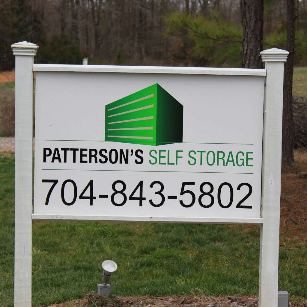 Pattersons Self Storage | 5816 McNeely Rd, Waxhaw, NC 28173, USA | Phone: (704) 843-5802