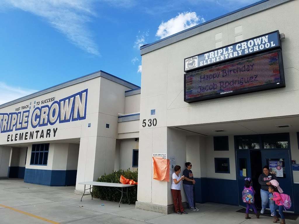 Triple Crown Elmentary School | 530 Orange Ave, Perris, CA 92571, USA | Phone: (951) 490-0440