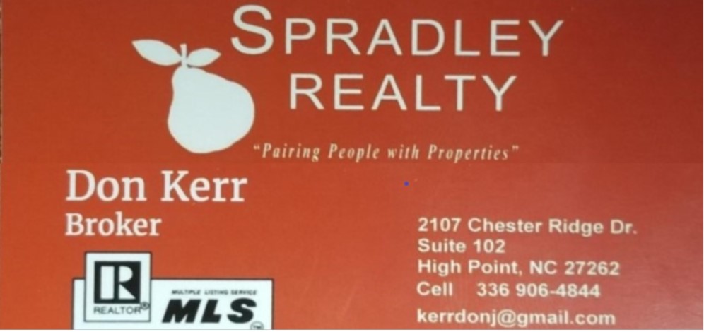Spradley Realty | 2107 Chester Ridge Dr Physical Science Lab, High Point, NC 27262, USA | Phone: (336) 885-4663