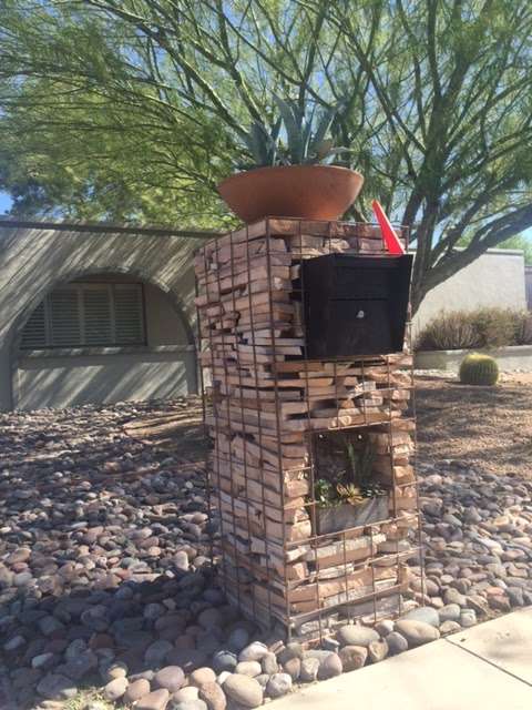 Custom Gabion Design | 3762 E Shangri La Rd, Phoenix, AZ 85028, USA | Phone: (480) 745-9325