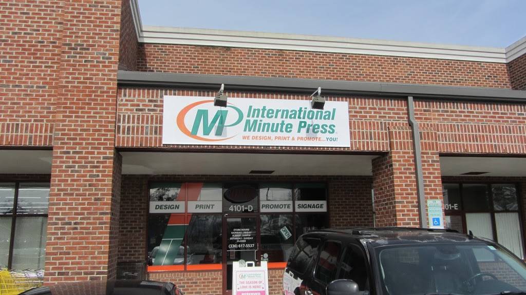 International Minute Press | 4101 Burlington Rd suite d, Greensboro, NC 27405, USA | Phone: (336) 617-5537