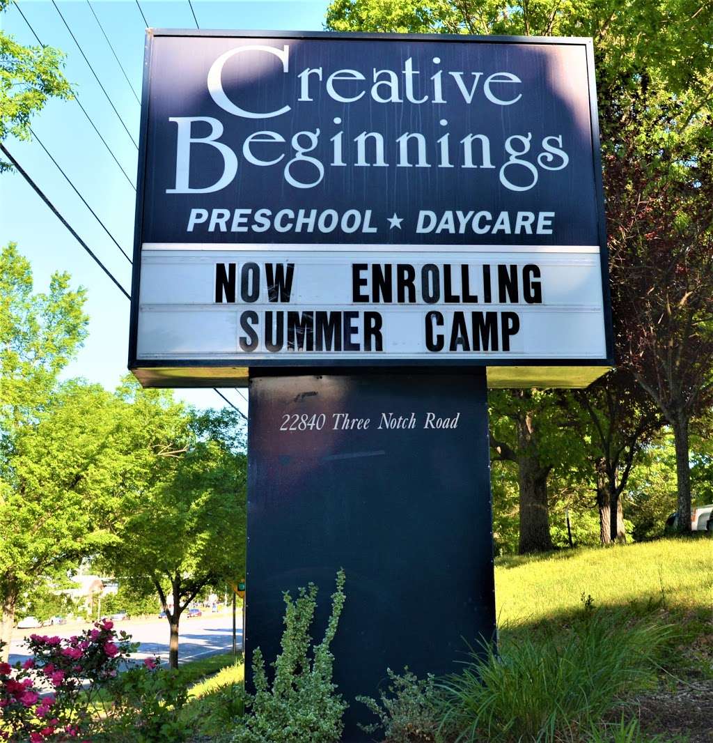 Creative Beginnings Preschool | 22840 Three Notch Rd, California, MD 20619, USA | Phone: (301) 863-2345